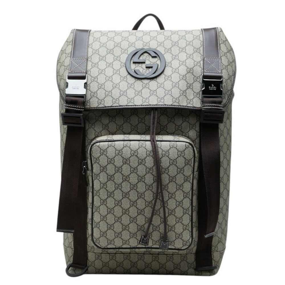 Gucci GG Supreme Interlocking G Backpack